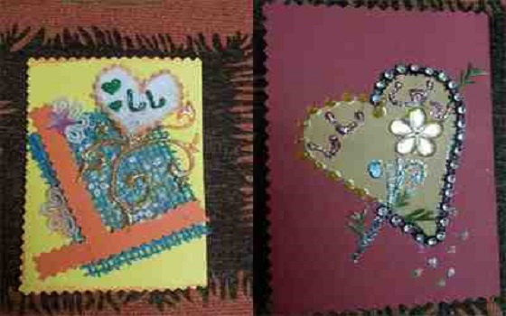   مصر اليوم - صنعت كروت عيد الأُمّ من قُصاصات الجلود والخيش