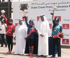   مصر اليوم - نجلاء بنت سلمان تحقق المركز الثاني في سباق ولي عهد دبي للقدرة