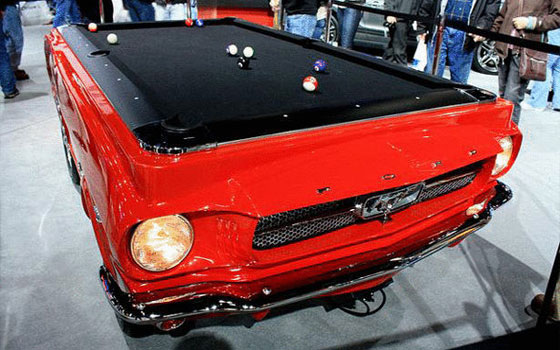   مصر اليوم - طاولة بلياردو مستوحاة من سيارة كورفيت تبلغ قيمتها 25 ألف دولار أميركيّ