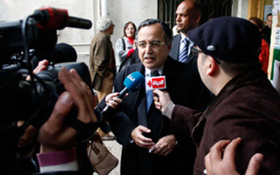   مصر اليوم - وزير الخارجيّة المصريّ يلتقي سليمان في أول زيارة بعد تشكيل حكومة سلام