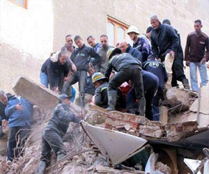 مصر اليوم - الصِّحة تُعلن وفاة ٢ وإصابة ٥ في انهيار عقار في الجيزة