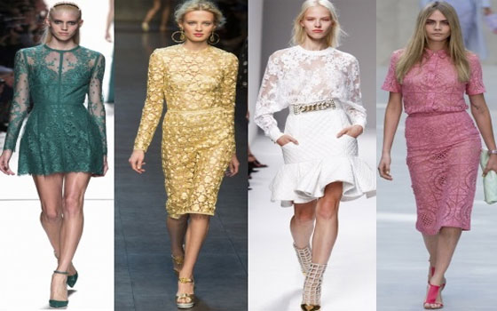   مصر اليوم - تصميماتٌ لفصل الربيع من قماش الدانتيل الفاخر الذي يُعَد سيِّدَ الأقمشة