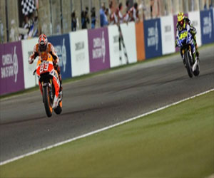   مصر اليوم - ماركيز يتفوق على روسي ويفوز في سباق قطر للموتو جي بي