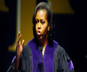   مصر اليوم - عاصفة تعليقات على الإنترنت بعد تناول ميشيل أوباما مأكولات تبتية