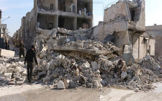   مصر اليوم - لواء شهداء البادية يستهدف مطار ‏أبو الظّهور العسكريّ في ريف ‏إدلب بالصّواريخ