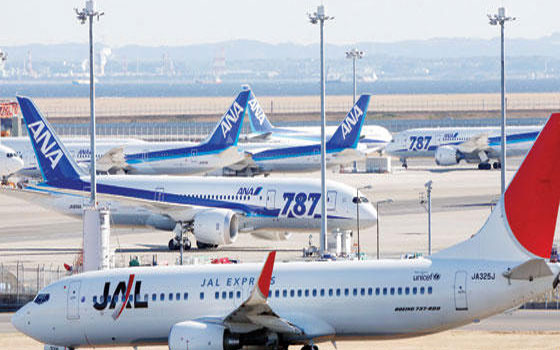 مصر اليوم - شركة إيه إن إيه اليابانيّة تعتزم شراء 70 طائرة من شركتي بوينغ وإيرباص