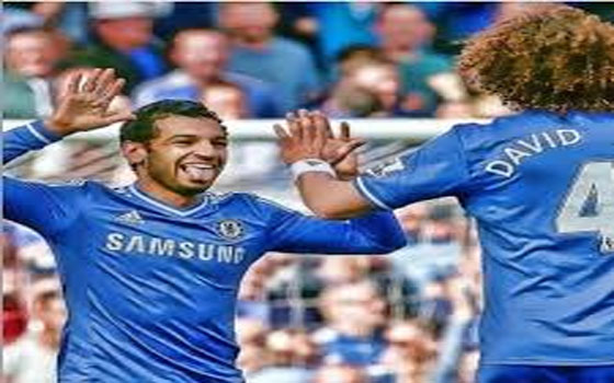   مصر اليوم - محمد صلاح سعيد بثقة زملائه في تشيلسي الإنكليزي والبرازيلي لويز يحييه بالعربية
