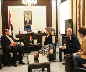   مصر اليوم - وزيرة الثقافة السورية تستقبل سفير جنوب أفريقيا