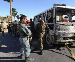   مصر اليوم - مقتل ستة فلسطينيين في انفجار حافلة صغيرة جنوب سوريا