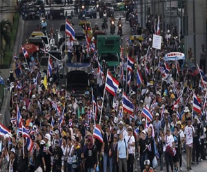   مصر اليوم - مسيرات احتجاجية في تايلاند للمطالبة بإجراء إصلاحات سياسية