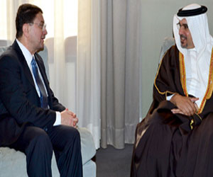   مصر اليوم - سمو ولي العهد البحريني يستقبل الأمين العام لمنظمة السياحة العالمية