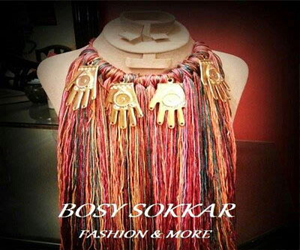 مصر اليوم - صمّمت حليّاً مبتكرة من خيوط الحرير والقطن !!