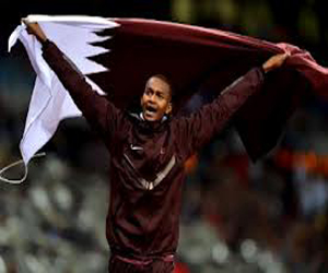   مصر اليوم - القطريّ معتز برشم يسعى إلى تحطيم الرقم العالميّ في الوثب