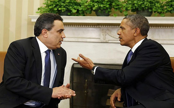   مصر اليوم - أوباما يأمل أن يرى تنفيذ اصلاحات اقتصاديَّة تسمح لتونس بأن تكون مستقرة و مزدهرة