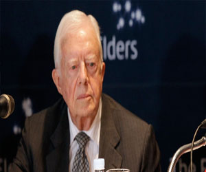   مصر اليوم - كارتر يحضر عرض مسرحية كامب ديفيد