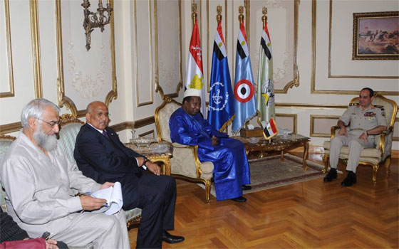   مصر اليوم - وفد الاتحاد الأفريقيّ يلتقي السيسي وصباحي ورؤساء الأحزاب