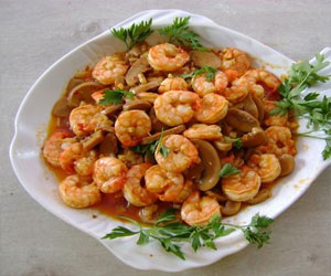   مصر اليوم - جمبري مع الصويا