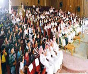  مصر اليوم - صحة القصيم تعرض مسرحية  أنا البطل بحضور أكثر من 600 طالب