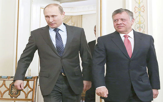   مصر اليوم - الملك عبدالله الثاني يعلن بعد لقاء قمَّة مع بوتين في موسكو تقديره للدَّور الرُّوسي في المنطقة