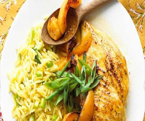   مصر اليوم - دجاج بالمشمش مع اللسان عصفور