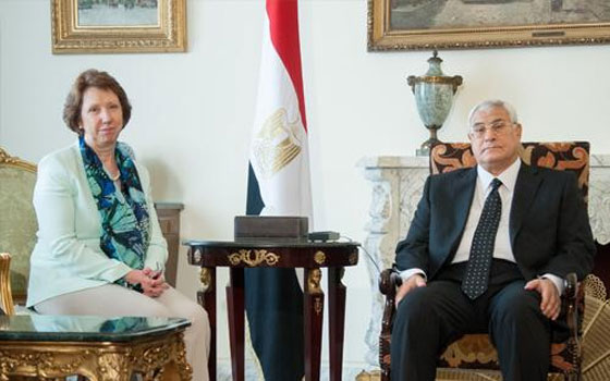   مصر اليوم - منصور يوجه دعوة إلى الاتحاد الأوروبي لمُتابعة سير الانتخابات الرئاسيَّة