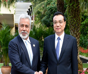   مصر اليوم - رئيس مجلس الدولة الصيني يجري محادثات مع رئيس وزراء تيمور الشرقية