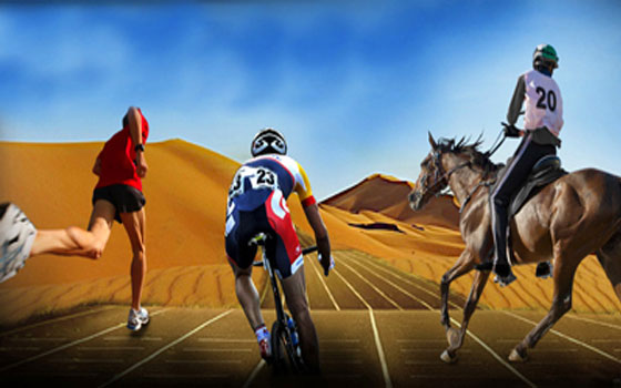   مصر اليوم - ارتفاع عدد الفرق المسجّلة في افتتاحيّة ترايثلون دبي الصحراويّ