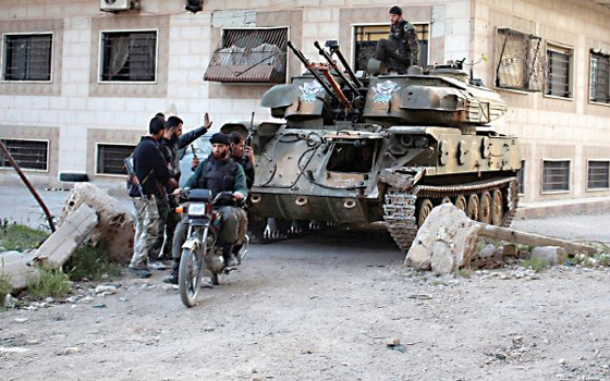   مصر اليوم - معارك بين القوات الحكوميَّة والمعارضة في اللاذقية وكسب ورانكوس توقع قتلى