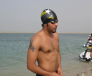 مصر اليوم - السباح اليوسف بطلاً للمسافات الطويلة