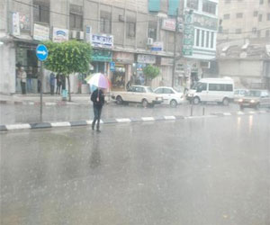   مصر اليوم - سقوط أمطار غزيرة على كفرالشيخ