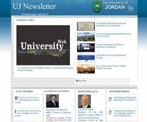 مصر اليوم - الجامعة الأردنية تصدر نشرتها الاخبارية الالكترونية باللغة الانجليزية