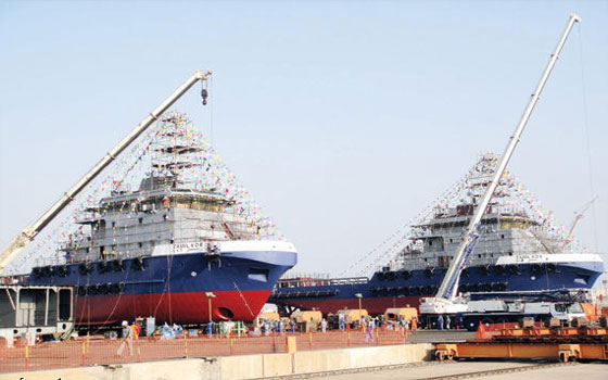   مصر اليوم - الزامل تفتتح مشروع بناء السفن باستثمار مليار دولار