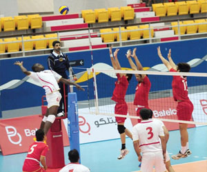 مصر اليوم - المحرق والنجمة يفوزان على البسيتين والرفاع في الطائرة