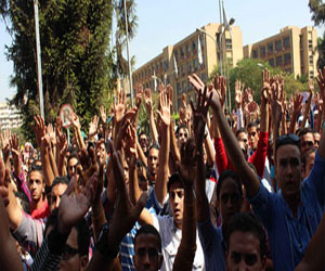 مصر اليوم - مسيرة لطُلاب الإخوان في جامعة عين شمس