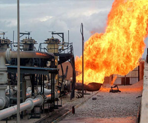   مصر اليوم - حريق كبير في مُجمّع الخطوط النفطيّة غرب كركوك