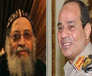   مصر اليوم - السيسي يهنئ البابا تواضروس الثاني بعيد القيامة
