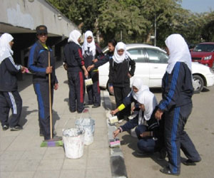   مصر اليوم - حملة للنظافة والتجميل في كفر الدوار