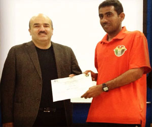   مصر اليوم - السعودي العبد اللطيف يحصل على الرخصة الدولية لتدريب الحراس