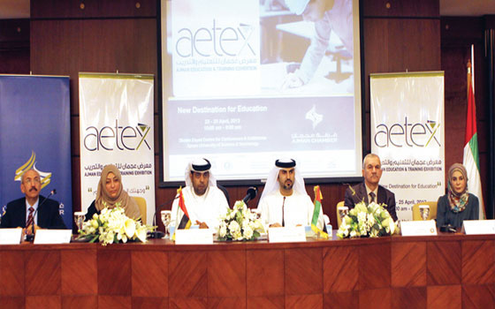   مصر اليوم - حاكم عجمان يفتتح معرض التَّعليم والتَّدريب 2014