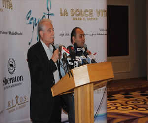   مصر اليوم - مؤتمر صحافي للفنان العالمي تيماتي في جنوب سيناء