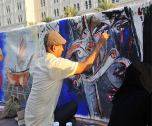   مصر اليوم - الأردن يشارك في أطول لوحة فنيّة للمحبّة والسلام