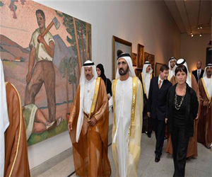   مصر اليوم - محمد بن راشد يزور مبنى مؤسسة المركز الثقافي الشيلي