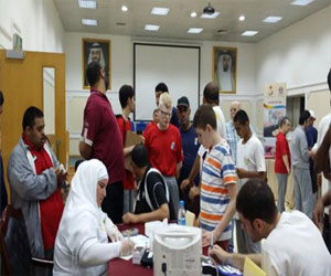   مصر اليوم - طبية الشارقة تواصل فعاليات حملة صحة الموظف