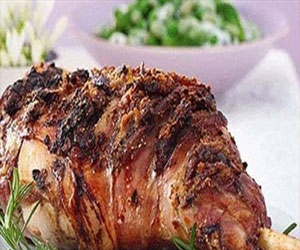   مصر اليوم - الفخدة الضاني بالزعتر والثوم