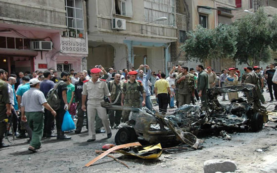   مصر اليوم - مقتل 51  في تفجير السّيارات المفخخة في حمص وقصف واشتباكات وشهداء في عدة مناطق