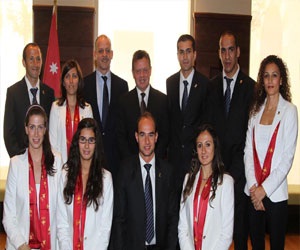   مصر اليوم - عبد الله الثاني يستقبل الفريق الأولمبي الأردني