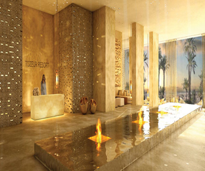   مصر اليوم - ولي عهد قطر يضع حجر الأساس لمنتجع توزر السياحي في تونس