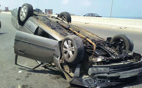   مصر اليوم - غرق 3 أشخاص في حادث انقلاب سيارة في طريق الدلنجات