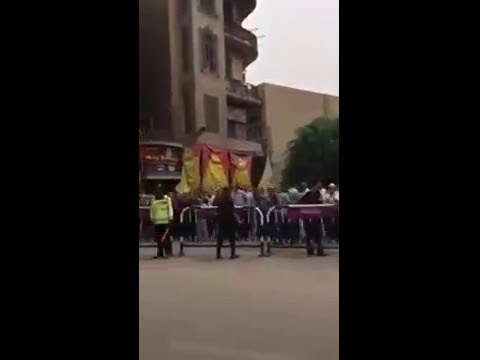 بالفيديو شاهد الملك سلمان فوق كوبري الأزهر