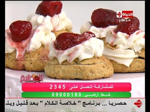 طريقة عمل كيكات فراولة صغيرة دايت